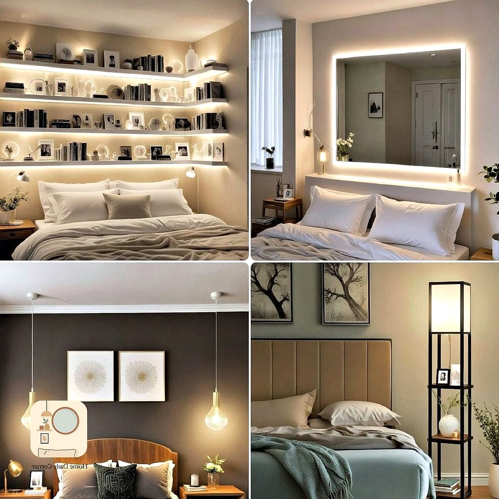 10 Bedroom Ideas For Small Rooms Ideas to Upgrade Your Home This Weekend 10 Layer Your Lighting Instead of Relying on One Fixture