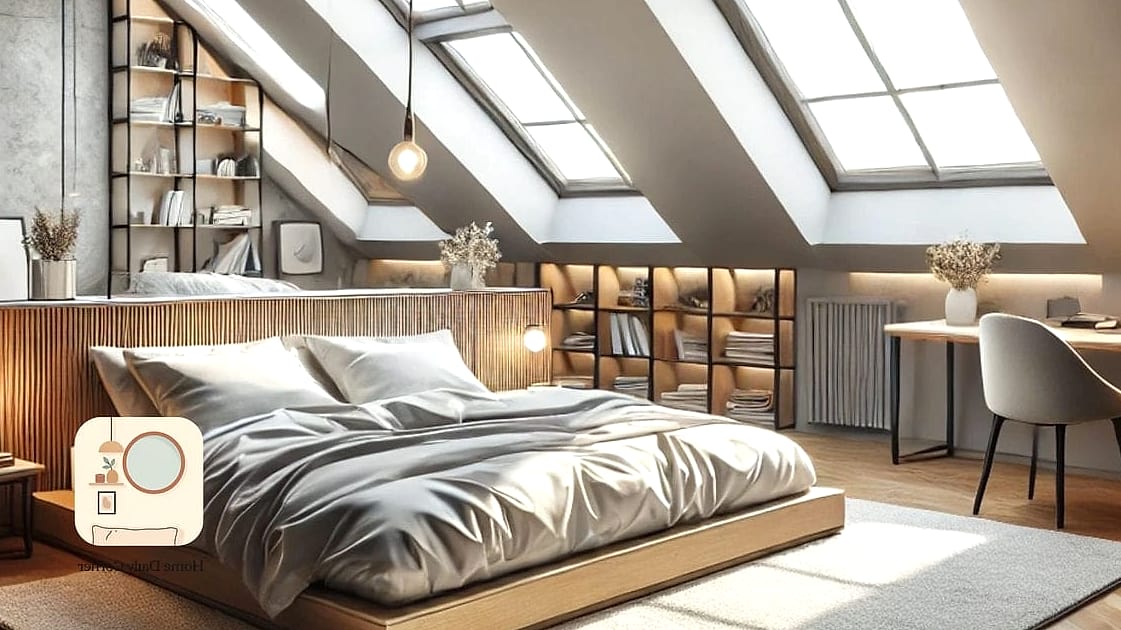 13 Attic Bedroom Ideas Designs That Maximize Style and Function 2 Lean Into the Slanted Ceilings Instead of Fighting Them