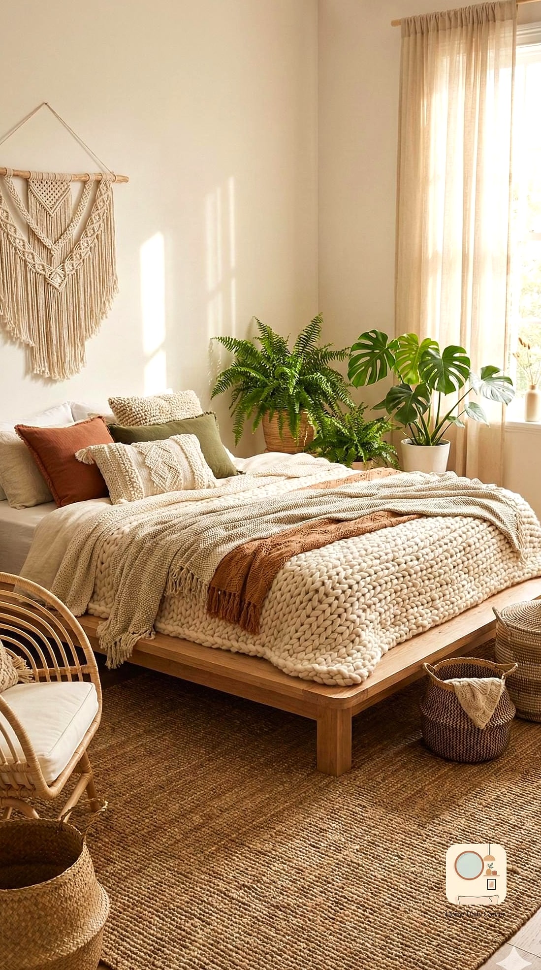 22 Beautiful Bohemian Bedroom Decor Inspiration Photos Worth Saving 15 A Low-Profile Platform Bed