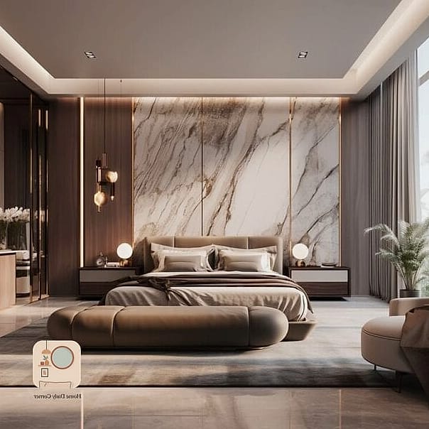 Marble or Stone-Top Nightstands