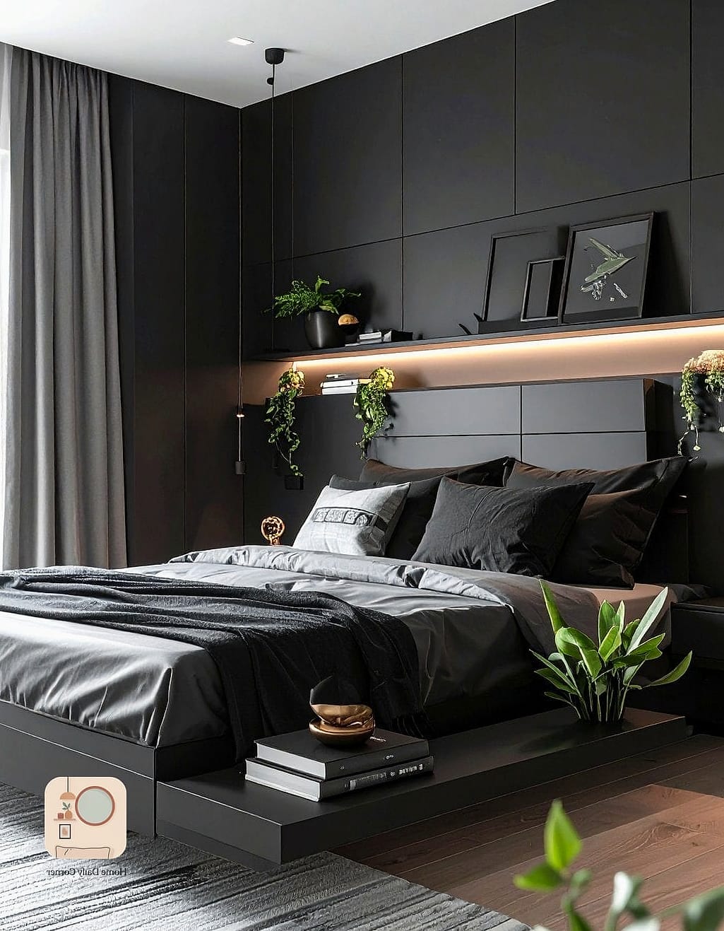 Matte Black Metal Accents