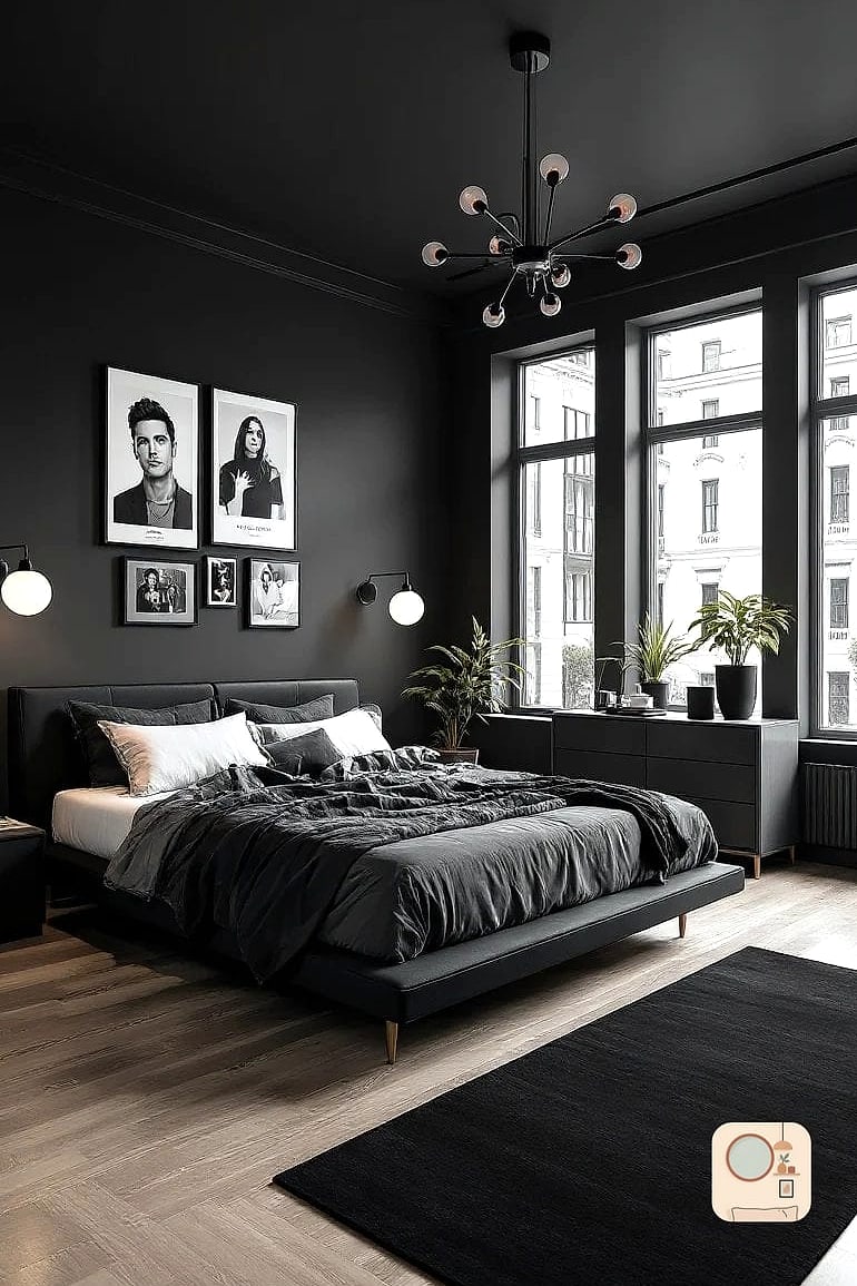 21 Decor Bedroom Designs You Need to See Right Now 9 Matte Black Hardware Accents