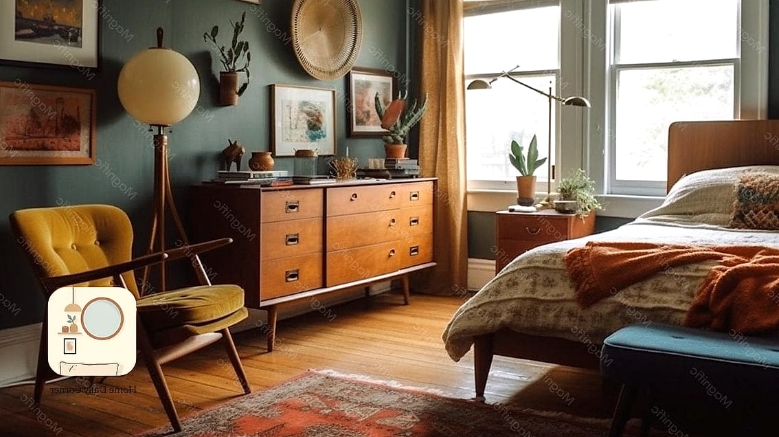 Mix in Mismatched Nightstands