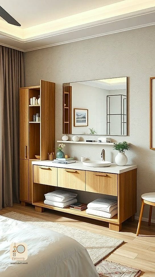 Modular Cube Storage Vanity