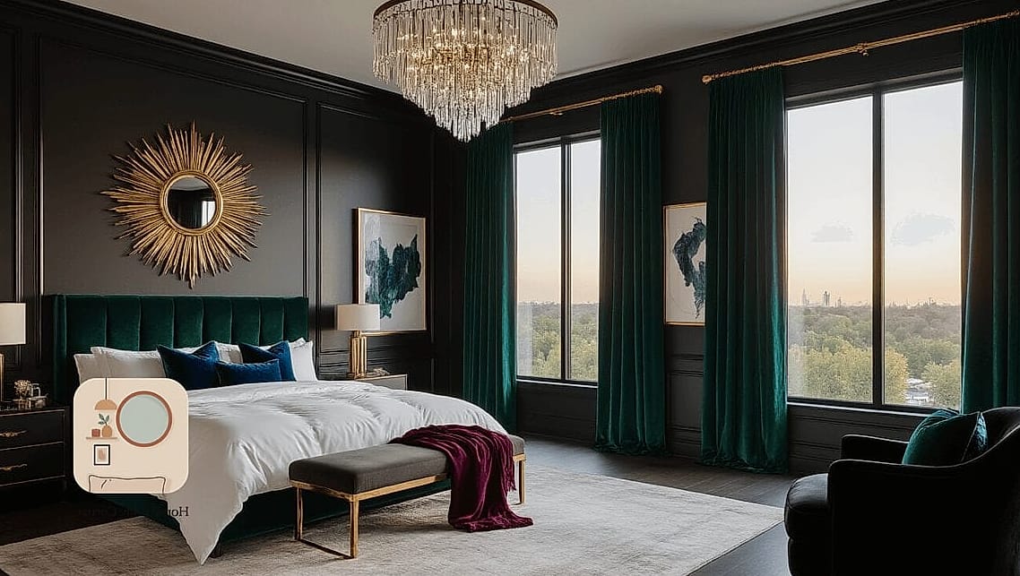Moody Accent Wall