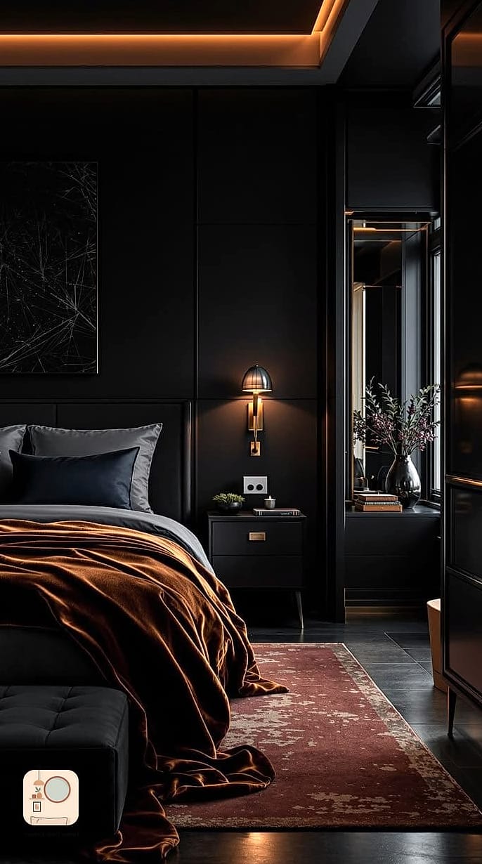 The Moody Dark Academia Bedroom
