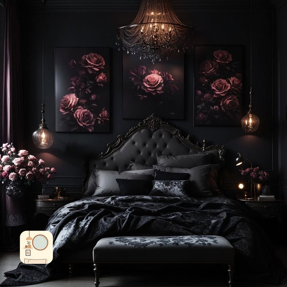 30 Cute Bedroom Ideas Tips From Top Interior Designers 19 Moody Dark Accent Wall