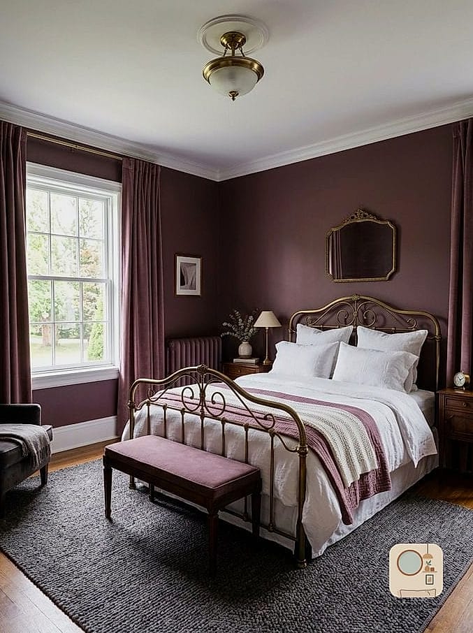 10 Small Master Bedrooms Decor Inspiration Boards You'll Want to Copy 3 The Moody Jewel Tone Board