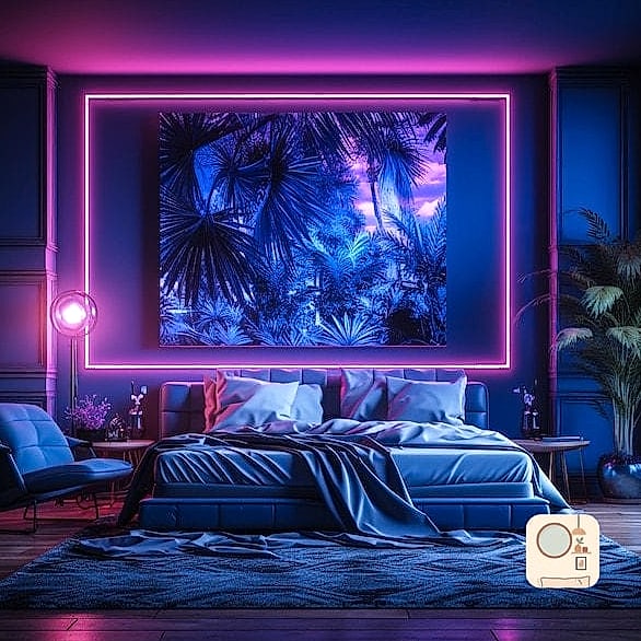 22 Bedroom Wall Decor Above Bed Designs You Need to See Right Now 21 Neon or LED Word Art