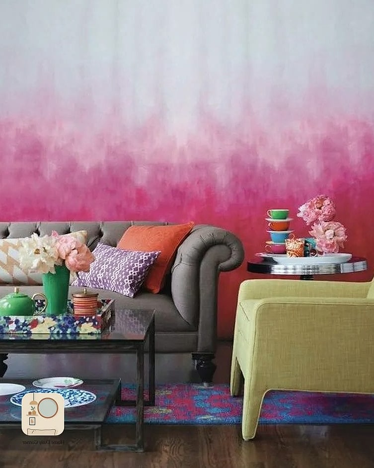 10 Creative Wall Painting Ideas Bedroom Unique Ideas You Haven't Seen Before 4 Ombre Walls That Shift With the Ceiling