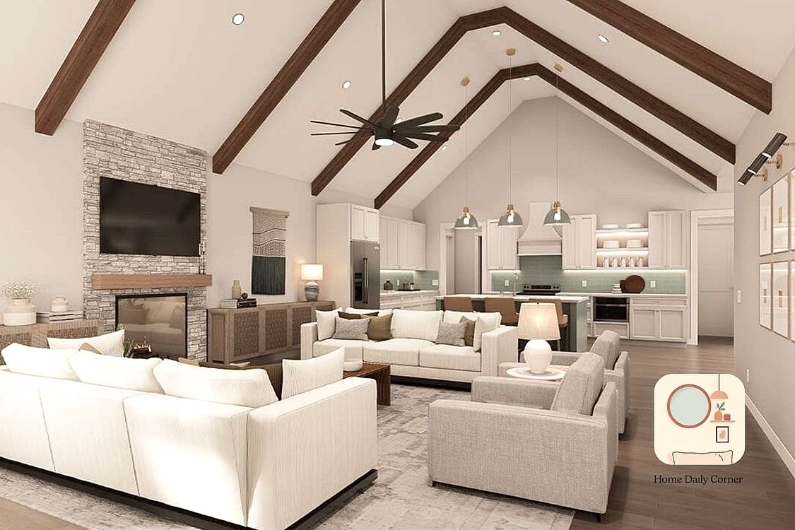 14 2 Bedroom House Plans Ideas From Homes We Absolutely Love 2 Open-Concept Cottage with a Wraparound Porch
