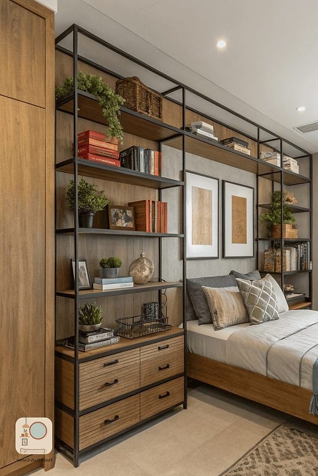 Open Shelving for Books and Decor
