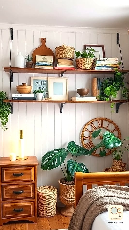 Open Shelving for Books and Decor