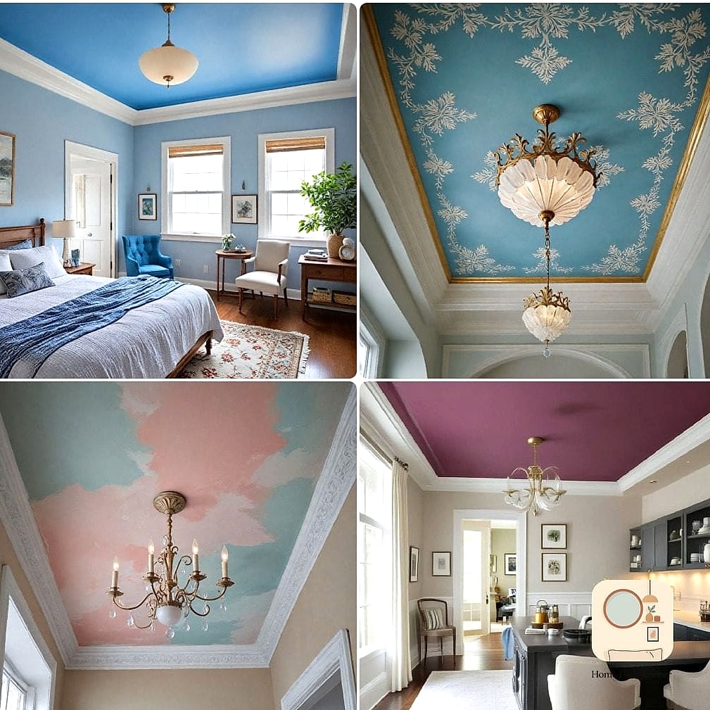Paint the Ceiling for an Unexpected Cozy Effect
