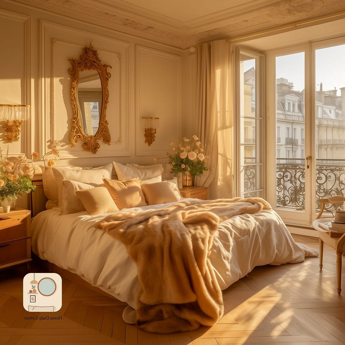 30 Cozy Bedroom Inspiration Boards You'll Want to Copy 18 Parisian Apartment Elegance