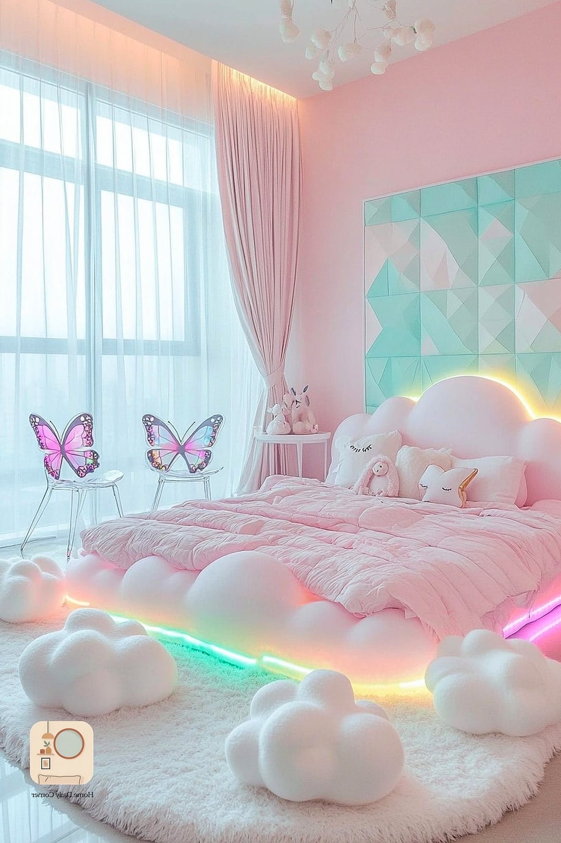 The Pastel Dreamy Bedroom