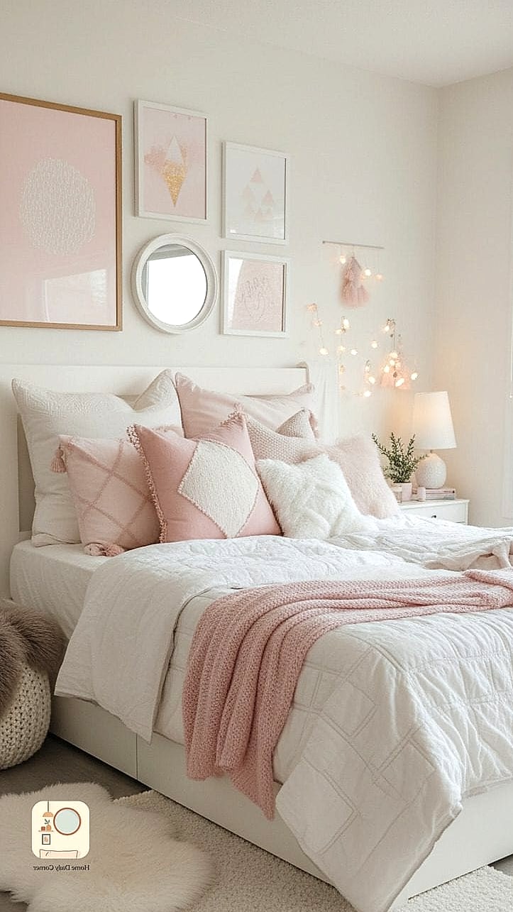 30 Cute Bedroom Ideas Tips From Top Interior Designers 27 Personal Photo Ledge