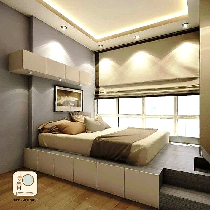 Platform Bed with Low Profile