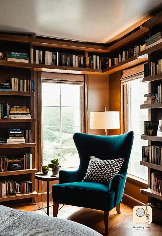 16 Guest Bedroom Decor Designs That Maximize Style and Function 13 Reading Corner with a Compact Armchair