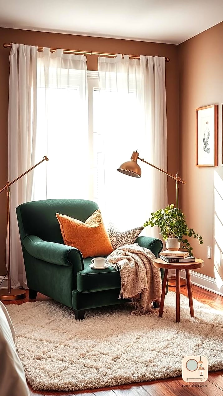 11 Grown Woman Bedroom Ideas Photos That Will Inspire Your Next Project 7 A Reading Nook in an Unused Corner