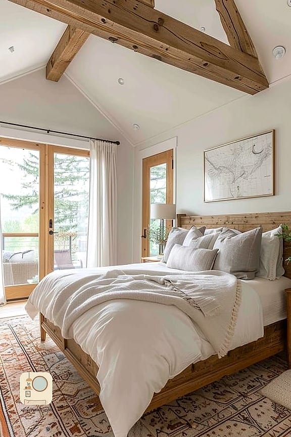 A Reclaimed Wood Headboard