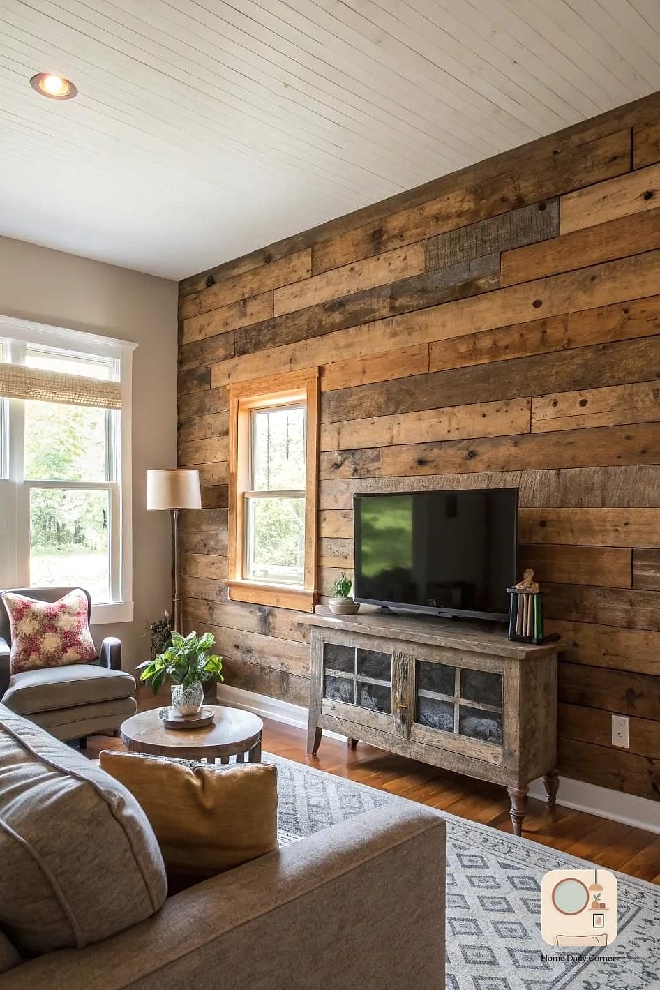 Reclaimed Wood Accent Wall