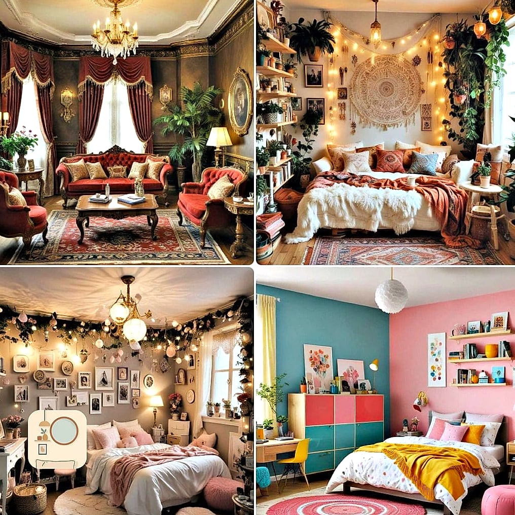 19 Teen Bedroom Decor Designs You Need to See Right Now 5 Retro-Inspired Room with Vintage Posters