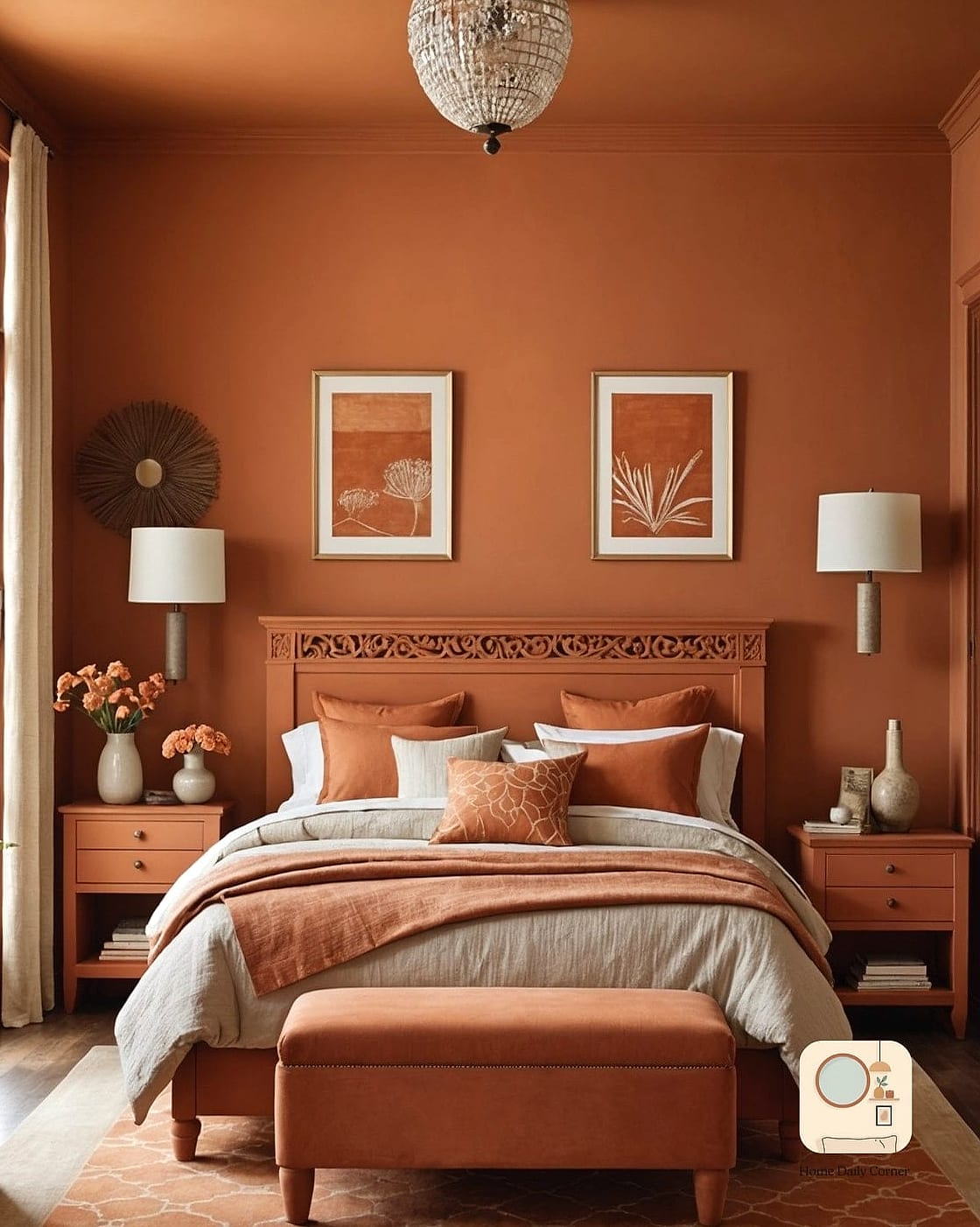 Rich Terracotta for Old World Warmth