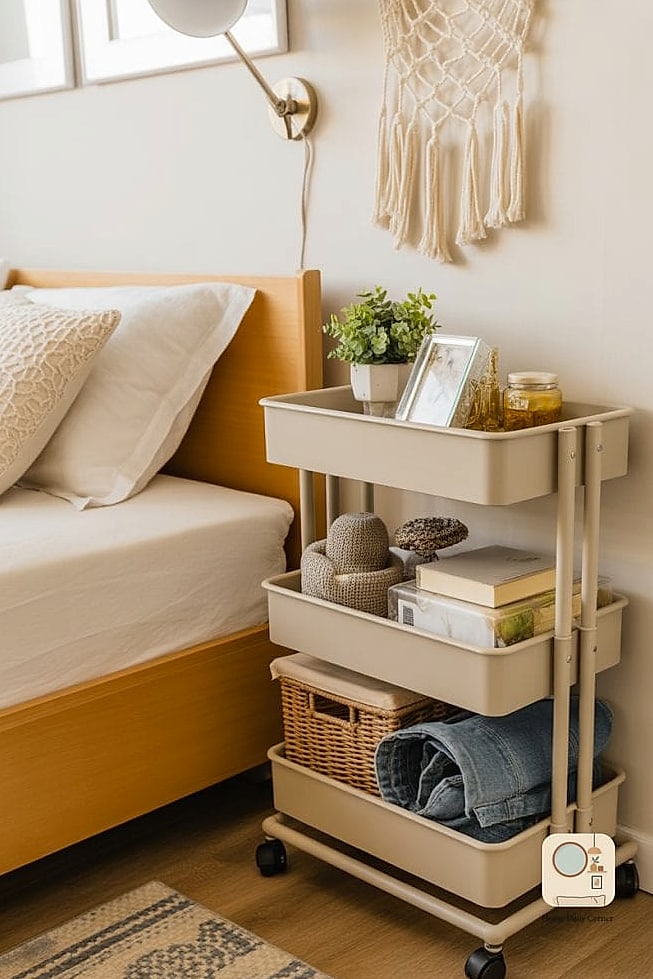 A Rolling Cart for Flexible Extra Storage