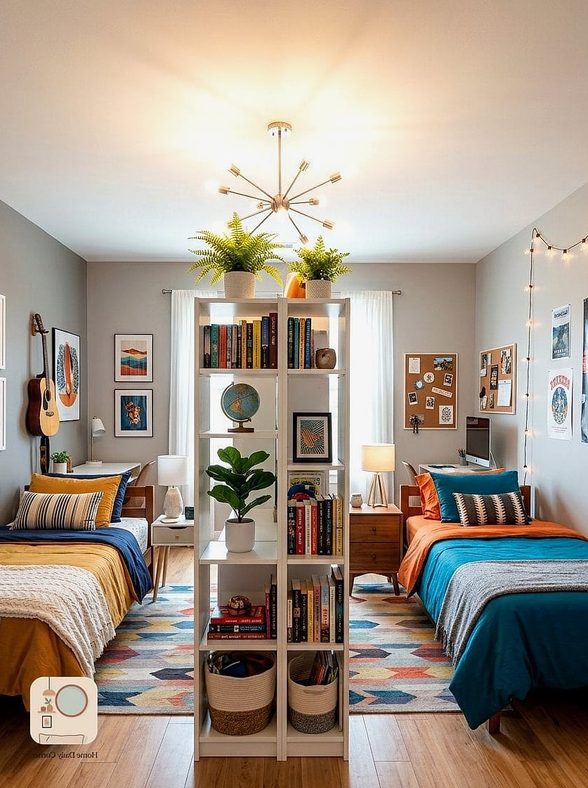 19 Teen Bedroom Decor Designs You Need to See Right Now 19 Room Divider for Shared Bedrooms