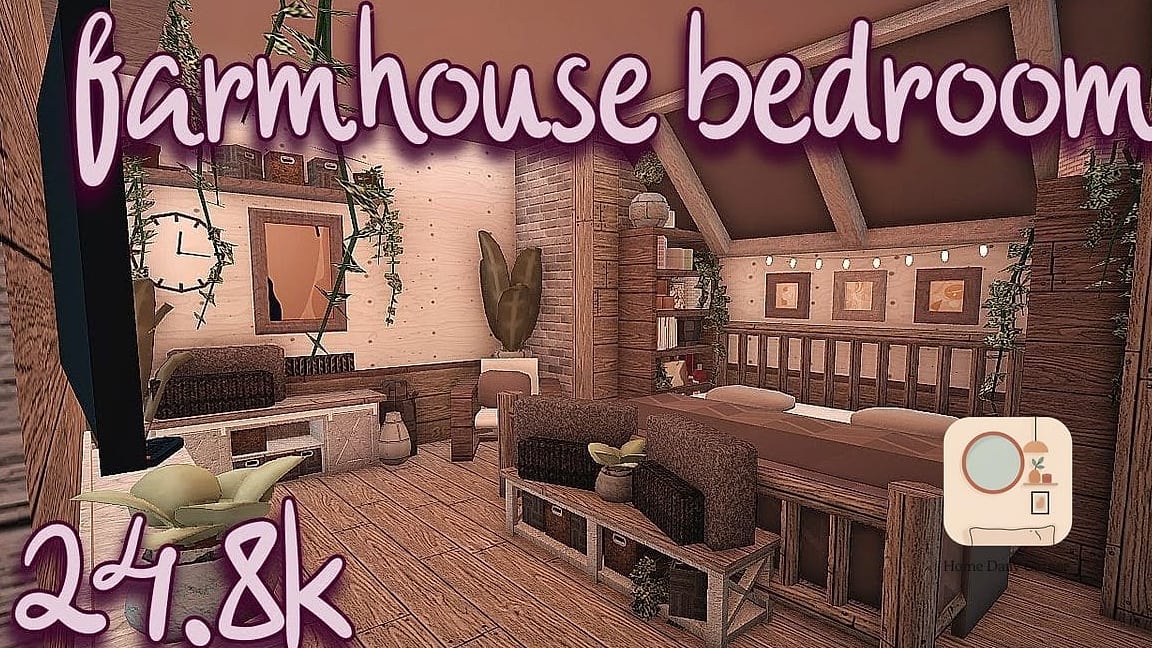18 Bloxburg Bedroom Ideas Designs You Need to See Right Now 14 Rustic Farmhouse Bedroom