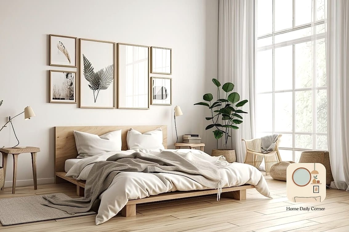 10 Bed Room Photos That Will Inspire Your Next Project 4 Scandinavian-Inspired White and Wood Bedroom