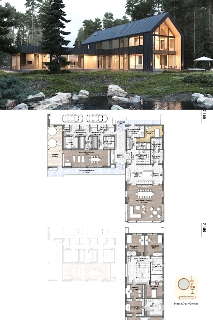 14 2 Bedroom House Plans Ideas From Homes We Absolutely Love 5 Scandinavian-Inspired Layout with Built-In Storage