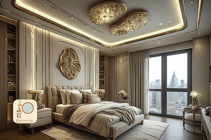 Sculptural Ceiling Fixture