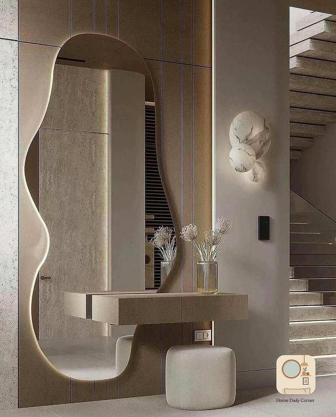 Sculptural Mirror as Art