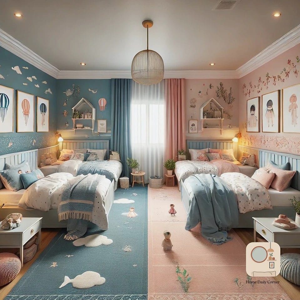 Shared Sibling Room Gets Organized