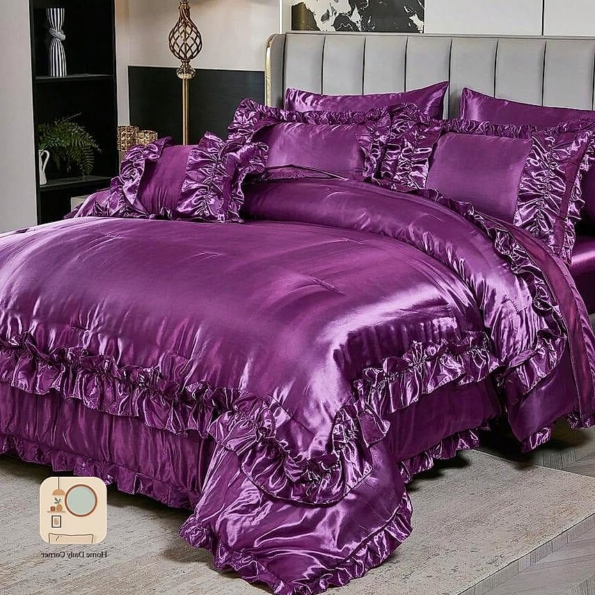 Silk and Satin Pillowcases as Decor