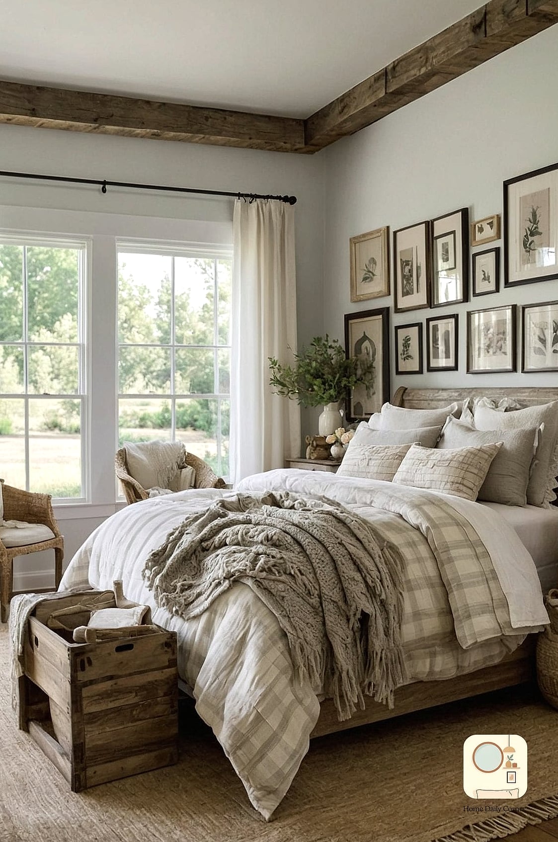Slipcovered Bed Frame or Bench