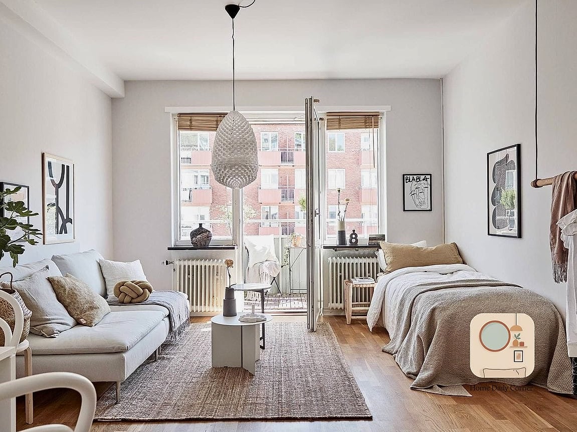 17 White Room Decor Bedroom Before and After Transformations to Inspire 6 Small Apartment Bedroom Maximized with Light