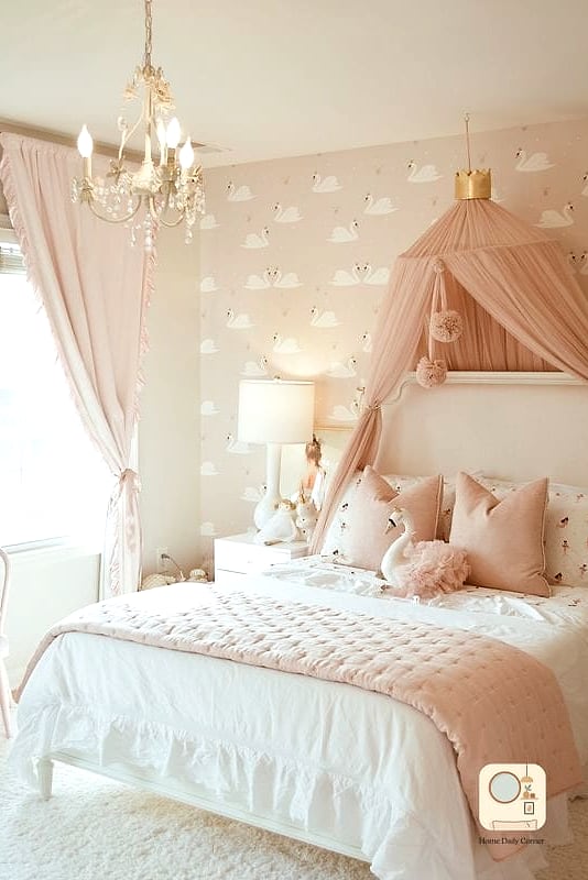 10 Girl Bedroom Designs For Kids Tips From Top Interior Designers 2 Soft Blush and Warm Neutrals