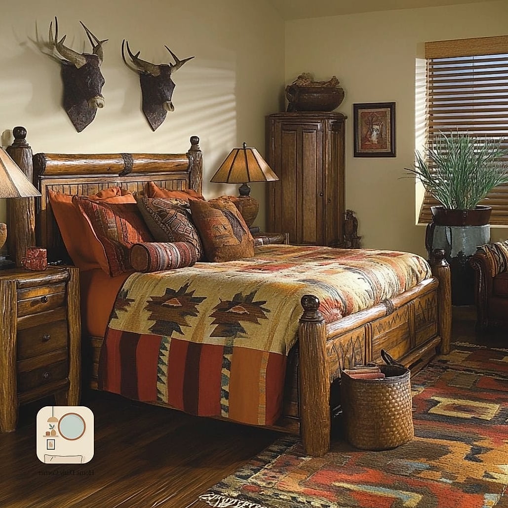 25 Western Bedroom Decor Looks We're Obsessed With This Year 14 Southwestern Print Throw Pillows