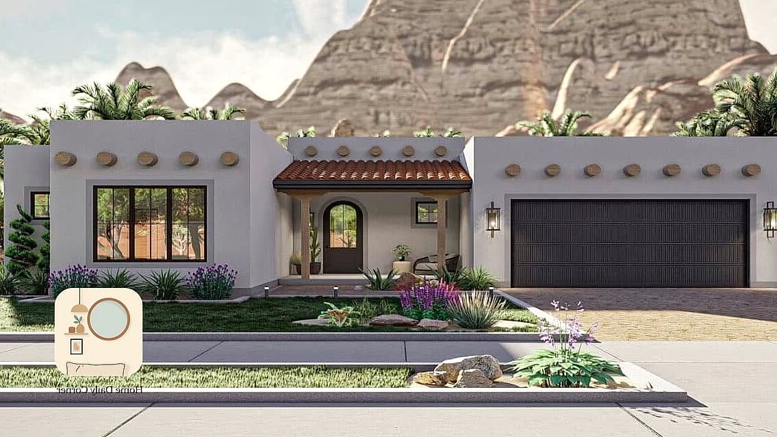 14 2 Bedroom House Plans Ideas From Homes We Absolutely Love 10 Southwest-Style Home with an Enclosed Courtyard