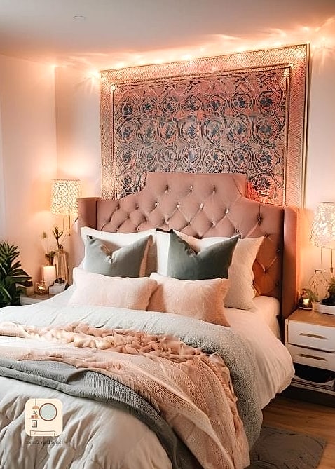 A Statement Headboard
