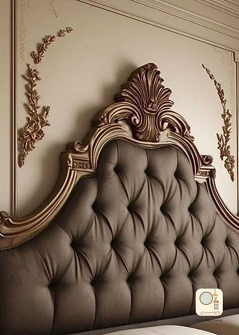 A Statement Headboard Wall in Paint