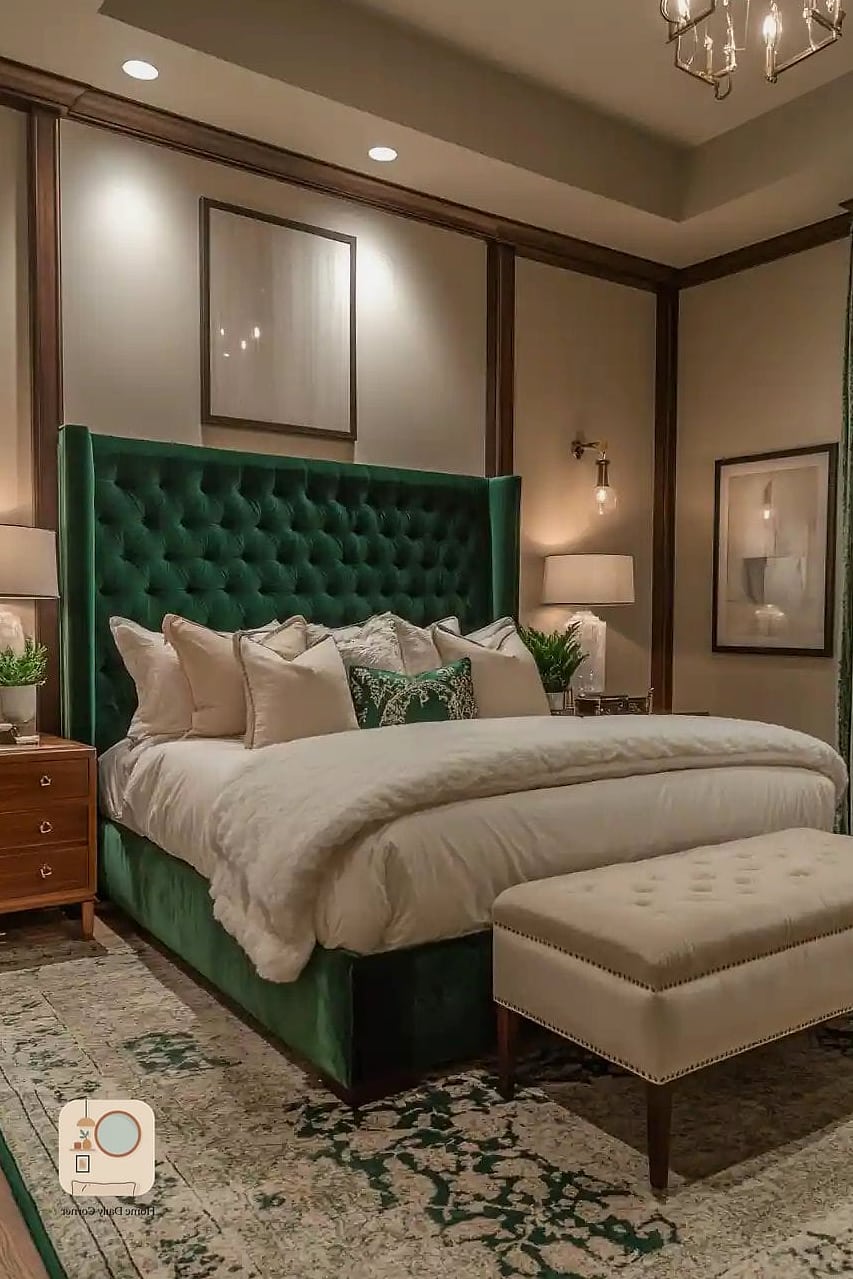 A Statement Headboard
