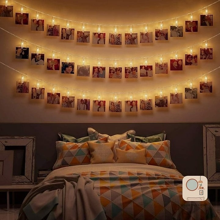 19 Teen Bedroom Decor Designs You Need to See Right Now 8 String Lights and Layered Lighting