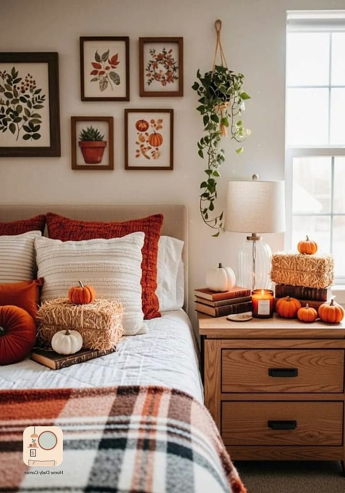 Style the Nightstand With Fall-Appropriate Objects