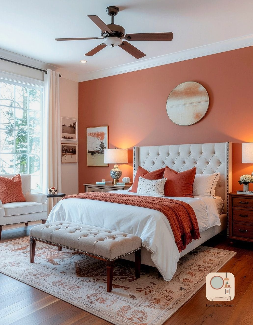 21 Warm Bedroom Ideas to Steal From Interior Designers 5 Swap in Warm-Toned Bedding