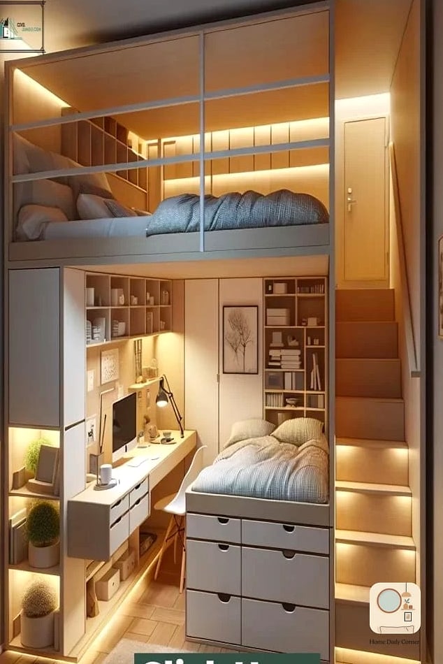 10 Bedroom Ideas For Small Rooms Ideas to Upgrade Your Home This Weekend 2 Swap Your Bed Frame for One with Built-In Storage