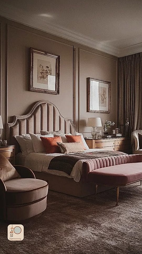 A Tailored Upholstered Headboard